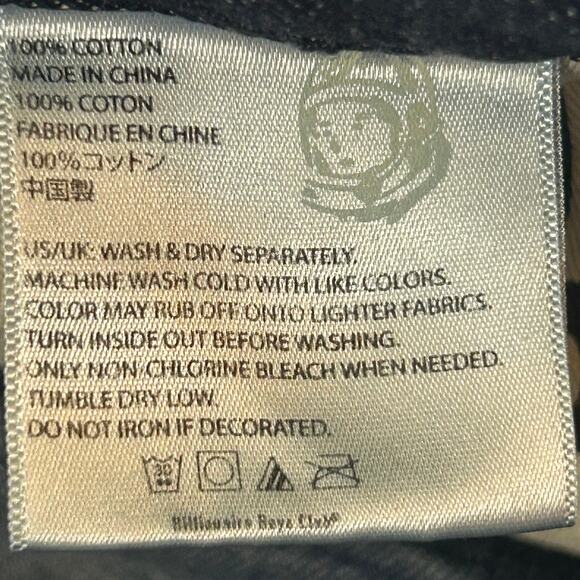 Billionaire Boys Club Men's Denim Distressed Black Helmet Logo Jeans 28-31 - Picture 13 of 13